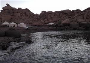 بالصور- مخيم "مفتاح النوبة" مصيف لأهالي أسوان ومشتى للسياح