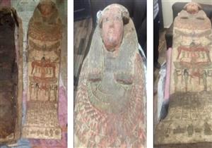  ضبط تابوت أثري بحوزة 4 أشخاص في البدرشين