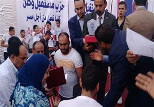 "مستقبل وطن" يسلم كراسي متحركة لذوي الاحتياجات الخاصة بالجمالية