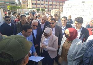 بالصور- وزيرة الصحة تشدد على سرعة الانتهاء من تطوير مستشفى بورفؤاد العام 