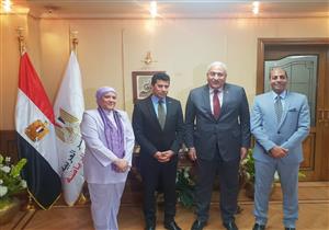 رئيس جامعة السادات يلتقي بوزير الشباب والرياضة لبحث سبل التعاون
