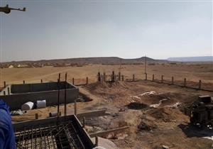 إنشاء بئر للمياه بمنطقة وادي الحمة بمدينة رأس سدر