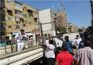 "الرصيف ملك للمواطن".. حملات مكبرة لإزالة الإشغالات بأحياء العاصمة