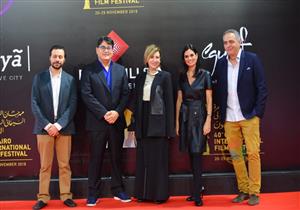 بالصور- بحضور صنّاعه وحفظي ولبلبة.. "القاهرة السينمائي" يعرض "حب غير متوقع"