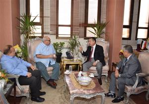 قافلة جامعة عين شمس التنموية تصل بني سويف