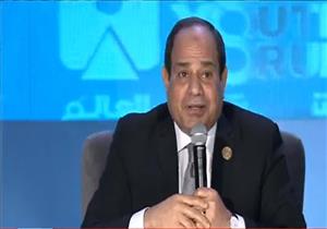 ​السيسي: الشعب لن يقبل أن يعيش على المساعدات