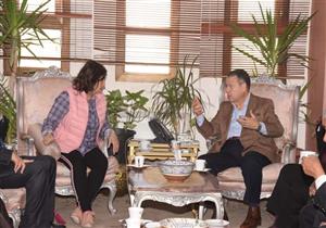 بالصور.. نائب وزير الزراعة في بني سويف لتفقد عدد من المشروعات