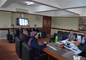 ‏بالصور- الجامعة الأمريكية تنفذ محطات ومشروعات خدمية في واحة الفرافرة