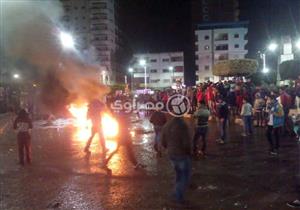 حرق الإطارات وتهشيم الزجاج.. أغرب عادات كفرالشيخ في الاحتفال برأس السنة (صور)