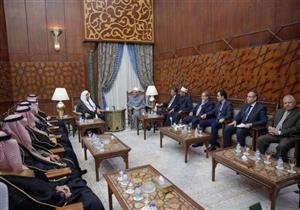 شيخ الأزهر يلتقي رئيس مجلس الشورى السعودي