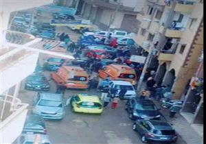  "شرطة وإسعاف".. أول لقطات من منطقة العثور على أم وأطفالها مذبوحين في كفرالشيخ   