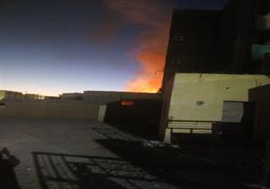 حريق في مطحن غلال بمدينة الخارجة بالوادي الجديد