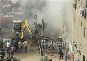 12 صورة.. ترصد آثار حريق مخزن كيماويات بالسلام