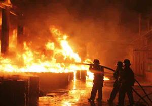 إخماد حريق داخل مطبعة أوراق بالدقهلية