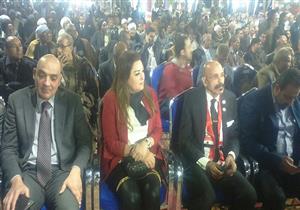 بالصور.. بكري ونهال عنبر ومجدي عبدالغني في مؤتمر تأييد السيسي بالأقصر