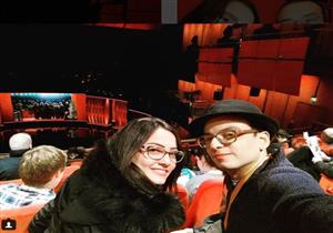 بالصور- أمير رمسيس بصحبة بشرى في فعاليات "برلين السينمائي"