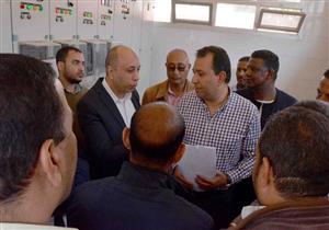 محافظ الأقصر يشهد التشغيل التجريبي لمحطتي مياه الرضوانية والحبيل