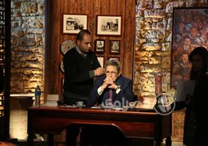 بالصور.."مصراوي" يرصد كواليس الحلقة الأولى لمحمود سعد بعد عودته للشاشة