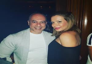 إيمي سالم تهنئ المنتج تامر مرسي بالمنصب الجديد