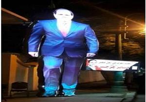 بارتفاع 6 أمتار.. إقامة أطول مُجسّم للسيسي في المنيا