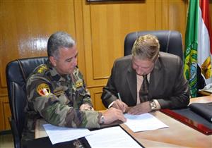 بروتوكول تعاون بين محافظ الإسماعيلية والقوات المسلحة لإنشاء سوق السمك المتطورة