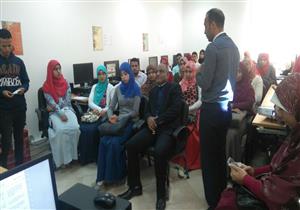 التدريب على قواعد البيانات في ورشة عمل بسفارة المعرفة بجامعة سوهاج