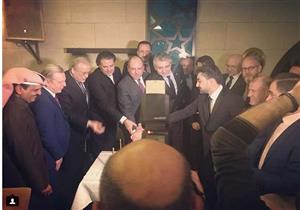 بالصور.. راغب علامة في حفل وداع السفير التركي بلبنان