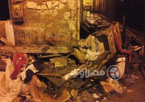 "حطام طقم صيني".. حكاية آخر ما تبقى من جهاز عروس بعقار الحضرة المنهار - صور