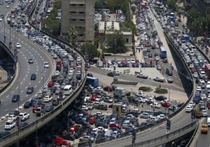 مرور الجيزة: كثافات مرورية كبيرة على المحاور الرئيسية - فيديو