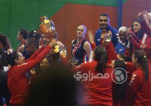 سيدات الأهلي تتوجن ببطولة إفريقيا للطائرة للمرة التاسعة