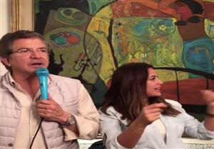 فيديو | هند صبري ترقص برفقة وليد توفيق على أغنية "تيجى نقسم القمر"