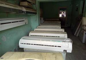 تكييفات "عزبة أبو حشيش" المستعملة ملاذ غير القادرين في حر الصيف