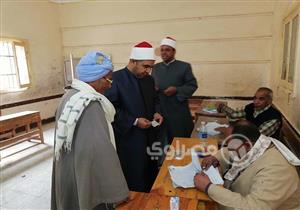 بالصور- قيادات أزهر أسيوط يدلون بأصواتهم في اليوم الثاني للانتخابات الرئاسية