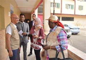 وفد الاتحاد الأفريقي يتابع الانتخابات الرئاسية بالدقي - صور