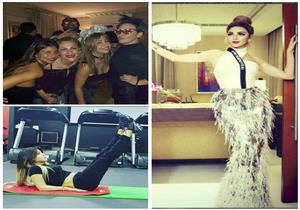 رانيا يوسف في الجيم وأصالة وزوجها في حالة حب.. 10 لقطات للنجوم في 24 ساعة