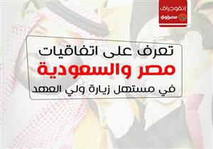في أول زيارة لولي العهد السعودي.. توقيع 4 اتفاقيات بين مصر والسعودية (انفوجرافيك)