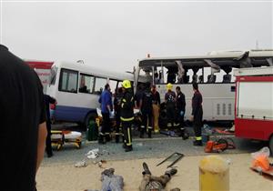 بالصور| مصرع 15 عاملاً بينهم 5 مصريين في تصادم مروّع بالكويت