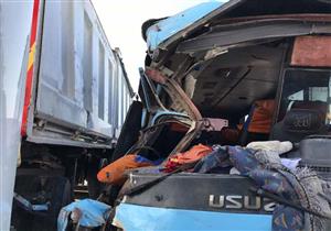 مصرع 2 وإصابة 15 في تصادم أتوبيسين بشبرا الخيمة