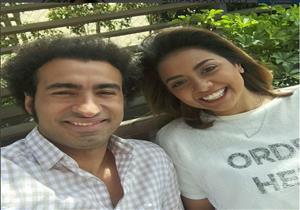 بالصور- علي ربيع وسهر الصايغ في كواليس "سك على إخواتك"