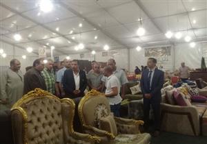 بالصور.. محافظ الأقصر يفتتح معرض الأثاث الدمياطي