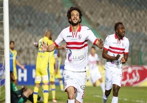 مدافع الزمالك لمصراوي: ردينا على المشككين بهزيمة الأهلي