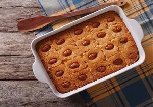 حلو اليوم.. بسبوسة لذيذة بمكونات صحية