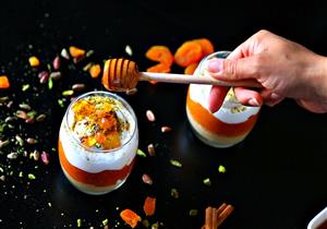 «بارفيه المشمش».. حلوى رمضانية لذيذة وصحية