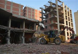 محافظة القاهرة: إزالة عقارين مخالفين في دار السلام - صور