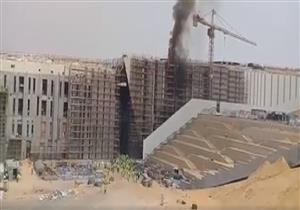 مصادر تكشف تفاصيل حريق المتحف الكبير- (فيديو وصور)