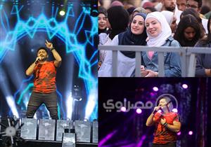 بالصور.. تامر حسني يتألق في الجامعة البريطانية