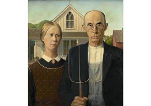 لوحة "القوطية الأمريكية" تعرض في نيويورك في طلة نادرة