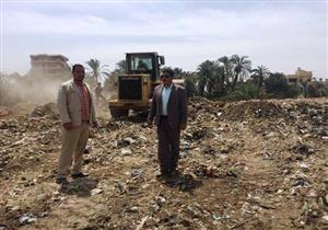 رفع 70 طن مخلفات صلبة في حملة نظافة بسوهاج