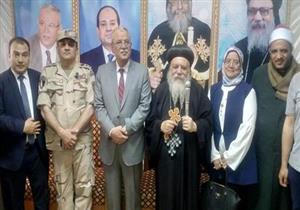 إصابة محافظ المنيا بوعكة صحية داخل مطرانية ملوي