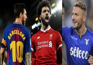 بالفيديو.. سباق الحذاء الذهبي.. مهاجم لاتسيو يهدد صلاح وميسي